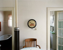 TIM BRADLEY - Apartment Interior, photograph, clock, house, California